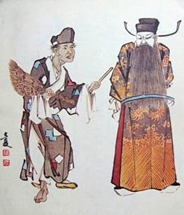 （圖說：秦檜前生是修行精進的僧人，臨終貪戀榮華富貴，再一生竟當了秦檜。）